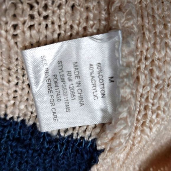 Pink Rose sweater with drawstring bottom - Picture 5 of 6